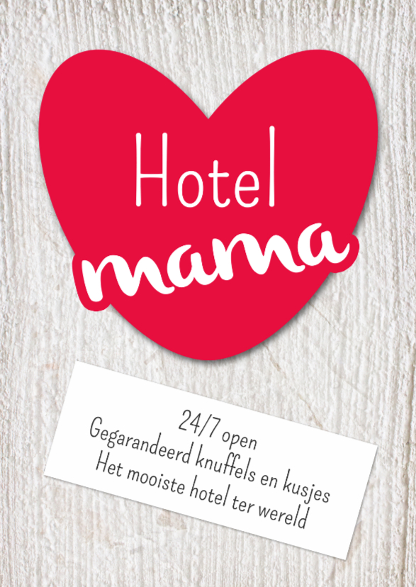 Moederdag kaarten - Hotel mama - DH