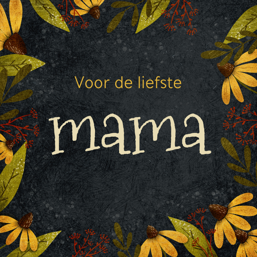 Moederdag kaarten - Kleurrijke kaart voor Moederdag