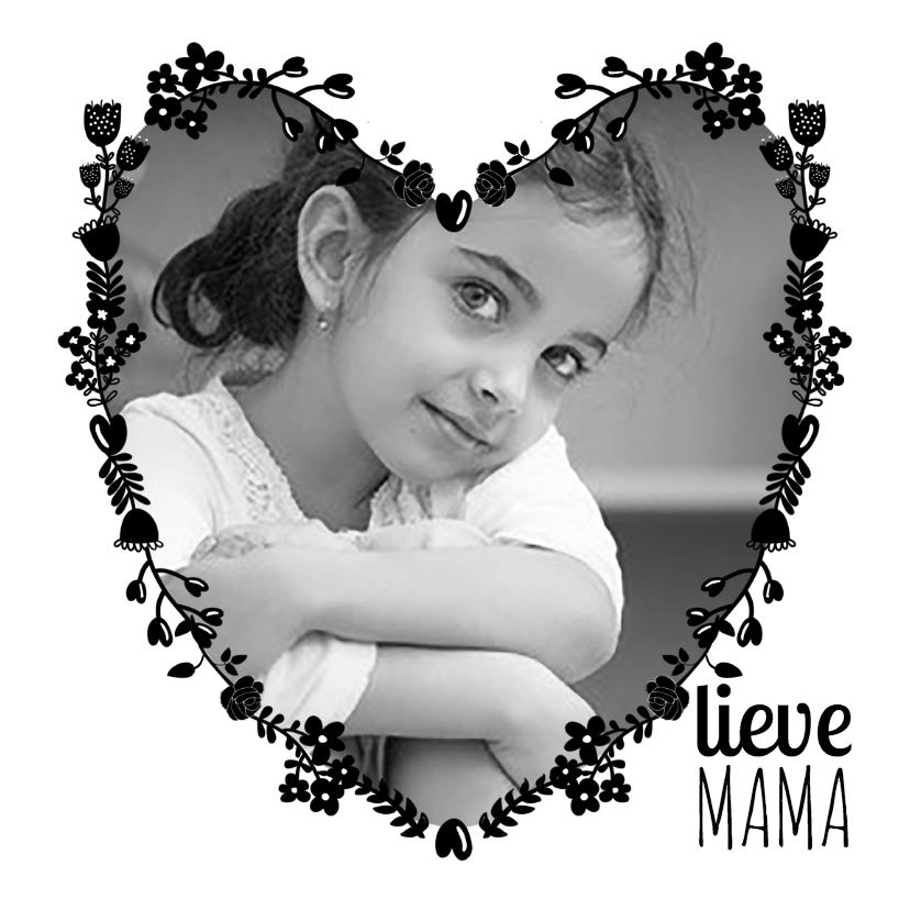 Lieve mama met foto-isf - Moederdag kaarten Moederdag kaarten - Lieve mama met foto-isf