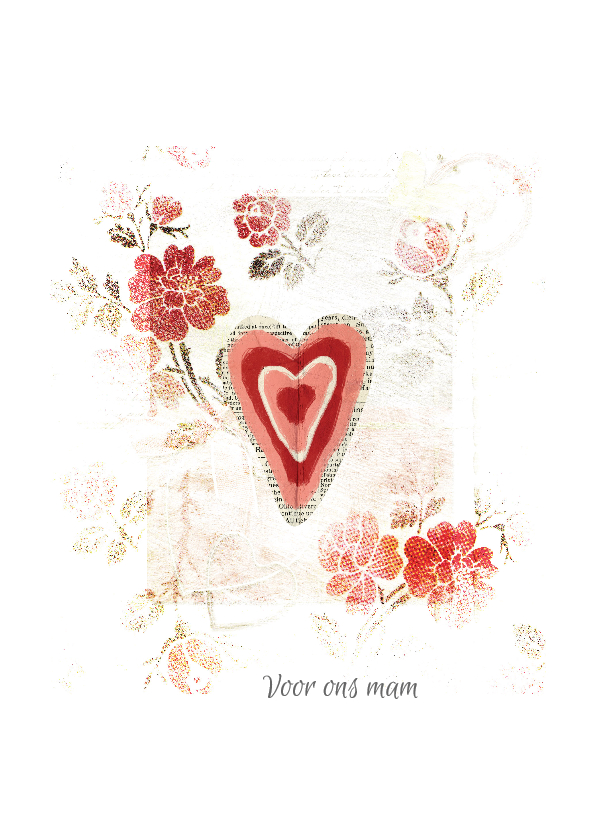 Moederdag kaart voor ons mam - Moederdag kaarten Moederdag kaarten - Moederdag kaart voor ons mam