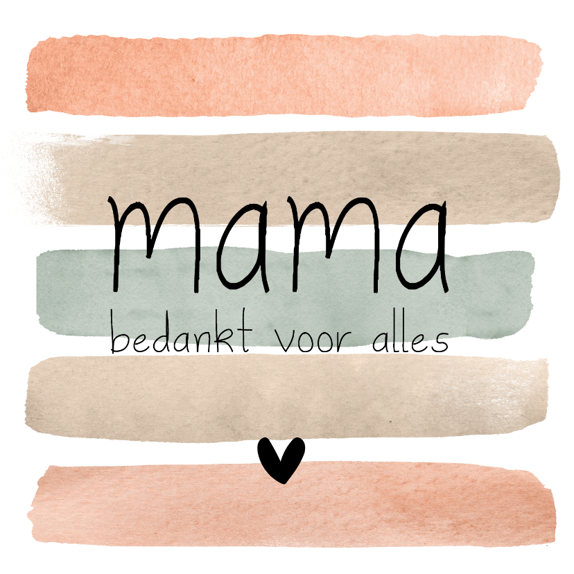 Moederdag kaarten - Moederdag | Lieve kaart voor mama