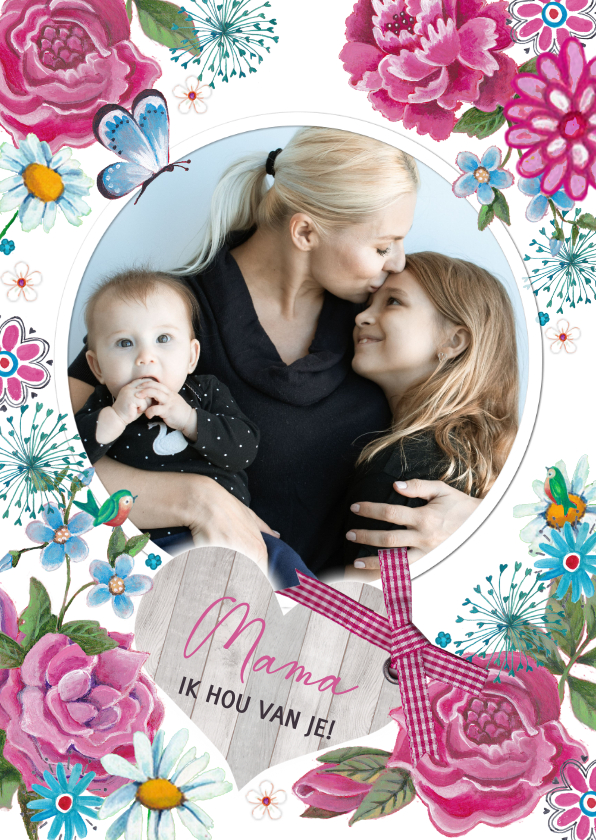 Moederdag Mama Ik hou van je - Moederdag kaarten Moederdag kaarten - Moederdag Mama Ik hou van je