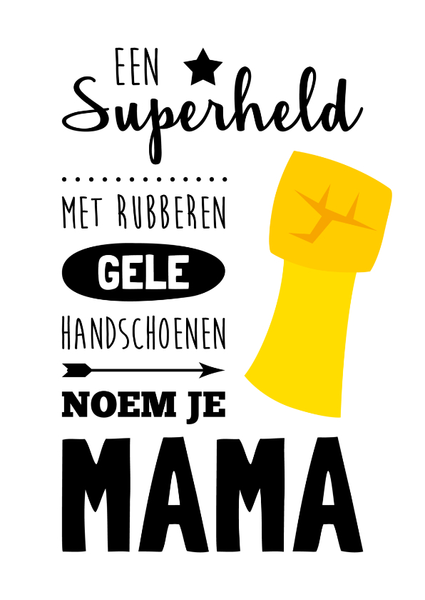 Moederdag Superheld - Moederdag kaarten Moederdag kaarten - Moederdag Superheld