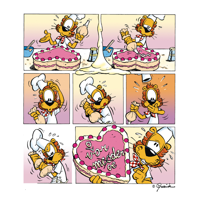 Moederdag taart van Loeki - Moederdag kaarten Moederdag kaarten - Moederdag taart van Loeki
