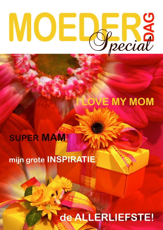 Moederdagkaart Cover magazine 2 - Moederdag kaarten Moederdag kaarten - Moederdagkaart Cover magazine 2