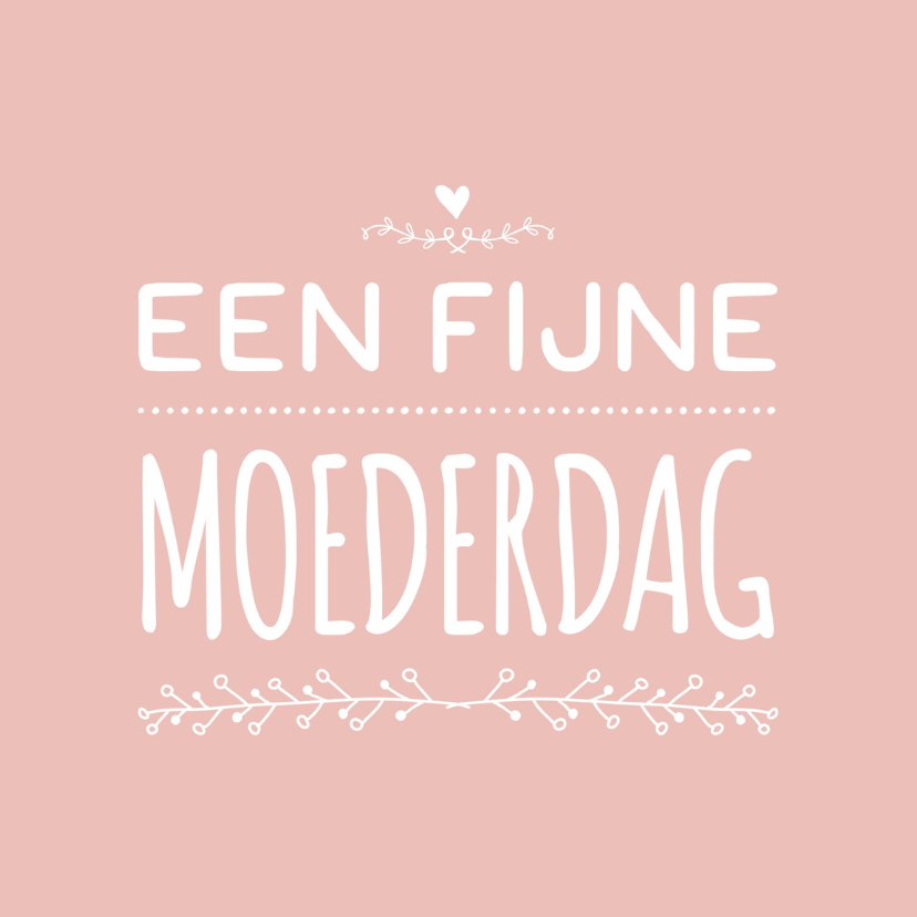 Moederdag kaarten - Moederdagkaart fijn -LB