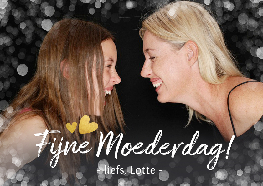 Moederdagkaart met grote eigen foto liggend - Moederdag kaarten Moederdag kaarten - Moederdagkaart met grote eigen foto liggend
