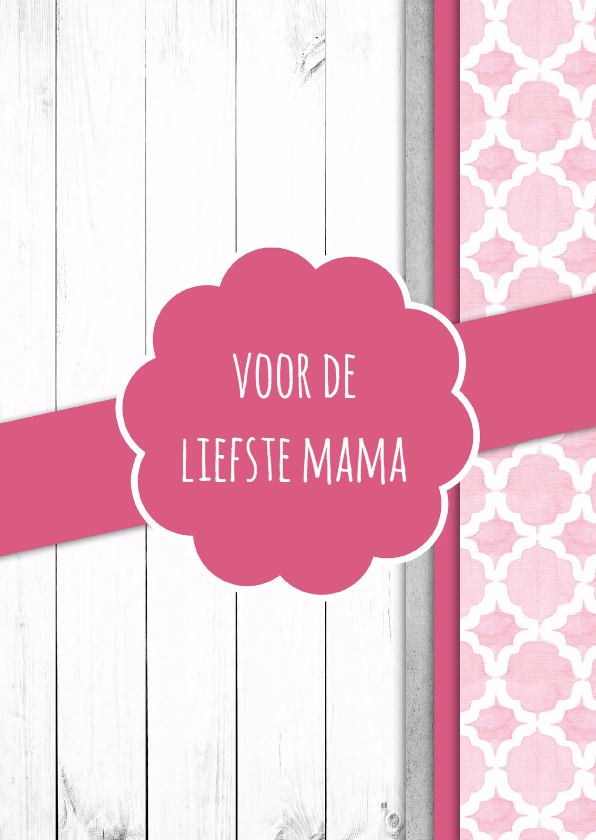 Tegoedbon voor mama - Moederdag kaarten Moederdag kaarten - Tegoedbon voor mama