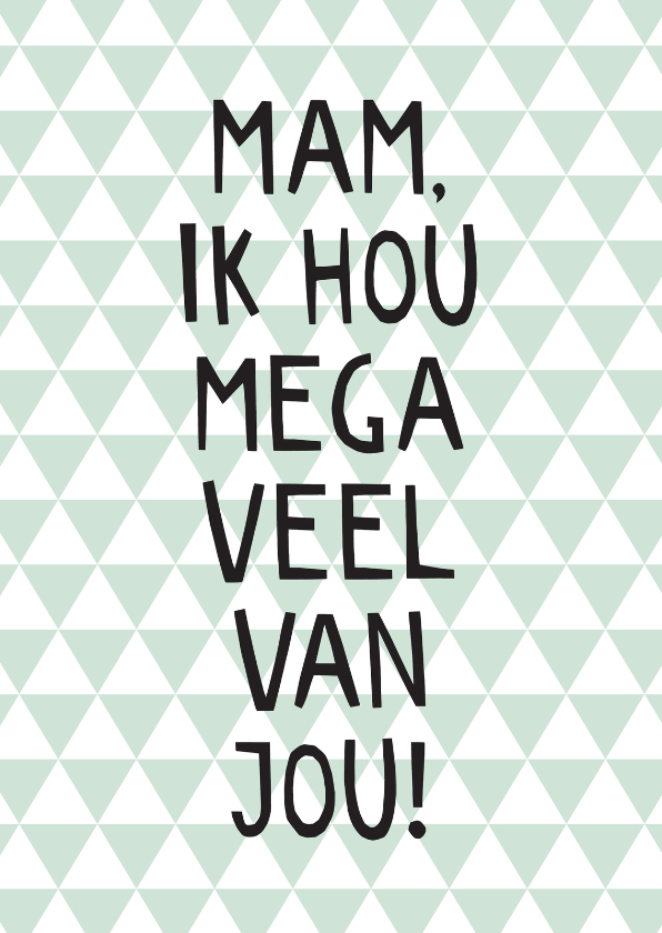 Trendy moederdagkaart patroon - Moederdag kaarten Moederdag kaarten - Trendy moederdagkaart patroon