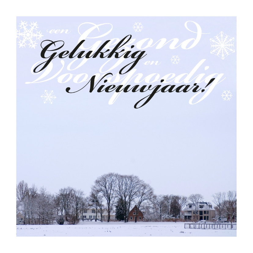 4knt blauw gelukkigvoorspoediggezond - Nieuwjaarskaarten Nieuwjaarskaarten - 4knt blauw gelukkigvoorspoediggezond