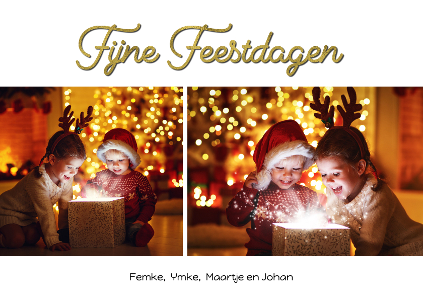 Nieuwjaarskaart collage feestdagen - Nieuwjaarskaarten Nieuwjaarskaarten - Nieuwjaarskaart collage feestdagen
