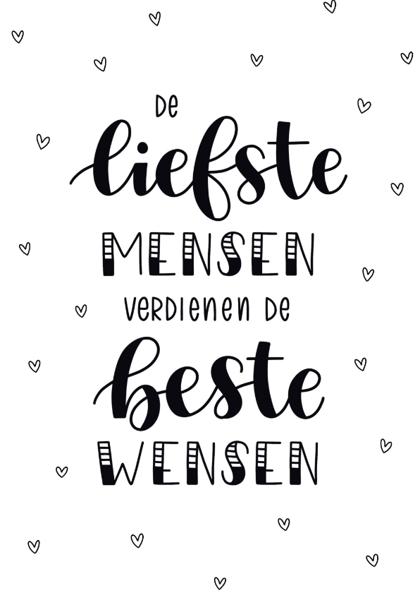 Nieuwjaarskaarten - Nieuwjaarskaart - De liefste mensen 