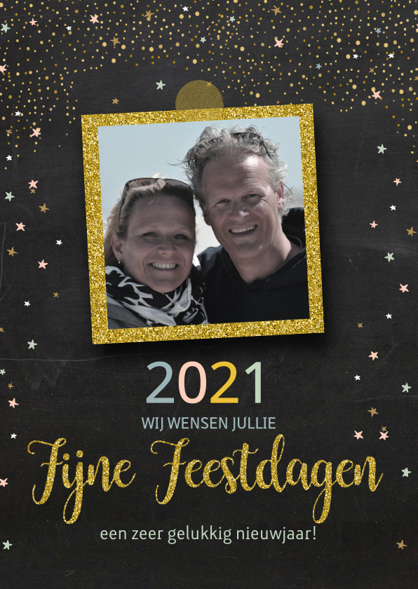 nieuwjaarskaart goud confetti av - Nieuwjaarskaarten Nieuwjaarskaarten - nieuwjaarskaart goud confetti av