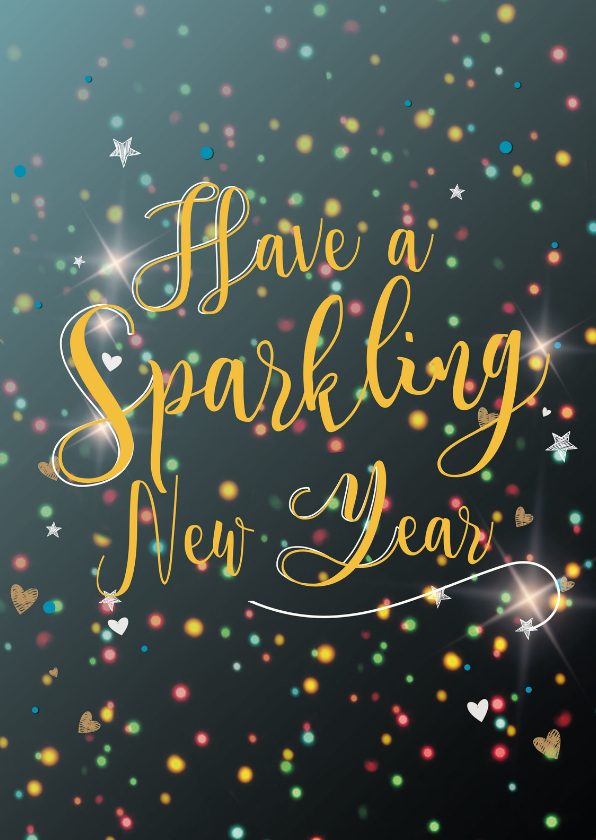 Nieuwjaarskaarten Have a sparkling new year - Nieuwjaarskaarten Nieuwjaarskaarten - Nieuwjaarskaarten Have a sparkling new year