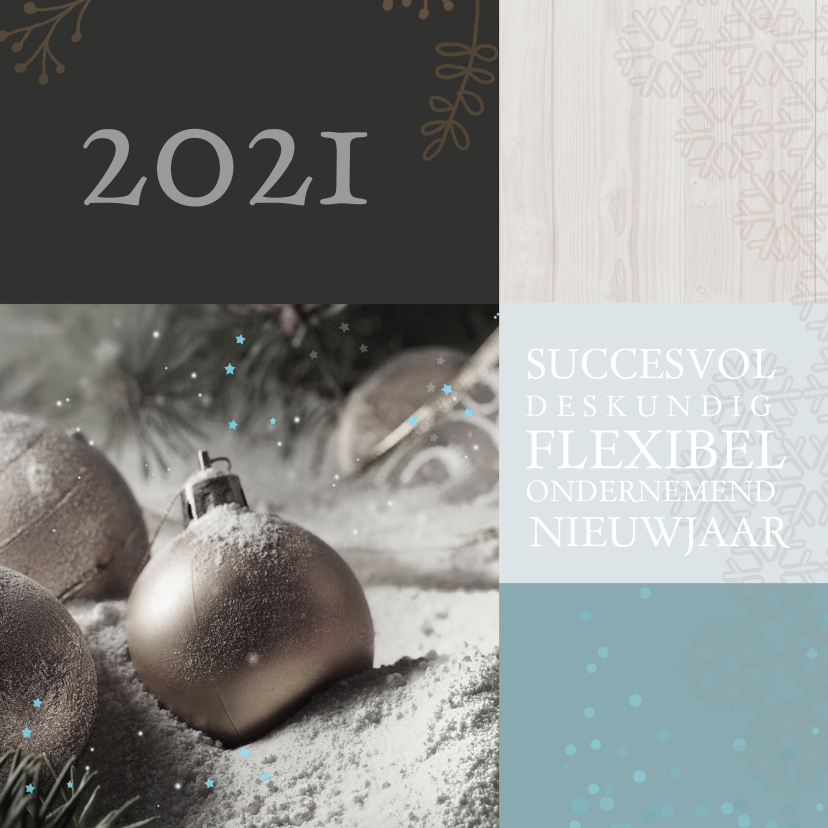 Zakelijke nieuwjaarskaart blauw av - Nieuwjaarskaarten Nieuwjaarskaarten - Zakelijke nieuwjaarskaart blauw av