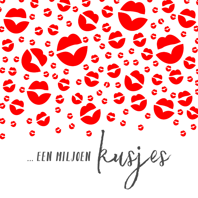miljoen kusjes - Opa en Oma kaarten Opa en Oma kaarten - miljoen kusjes