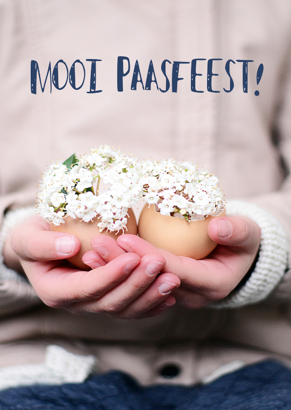 Kaart Mooi Paasfeest! - Paaskaarten Paaskaarten - Kaart Mooi Paasfeest!