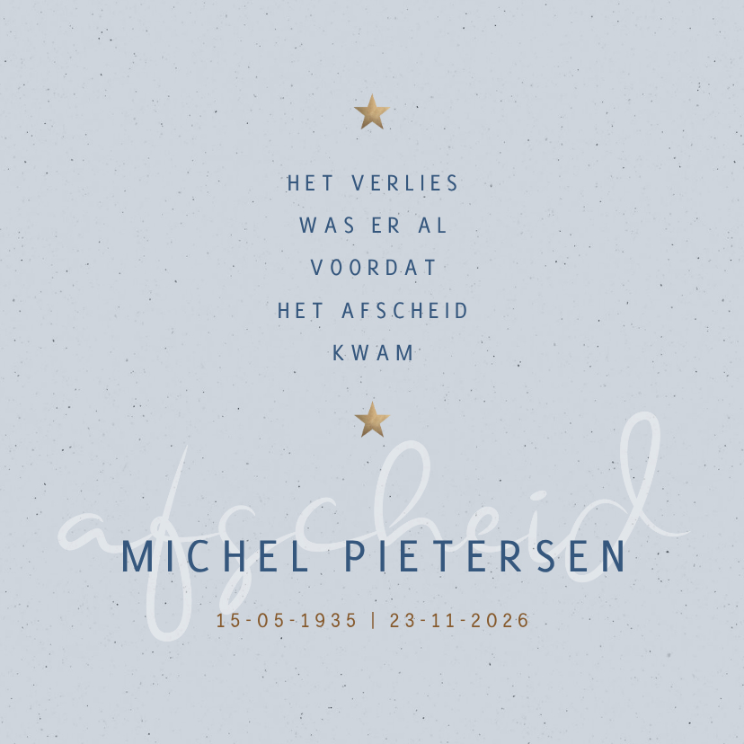 Rouw Afscheid na Alzheimer - Rouwkaarten Rouwkaarten - Rouw Afscheid na Alzheimer