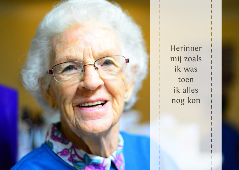 rouwkaart herinner mij met foto - Rouwkaarten Rouwkaarten - rouwkaart herinner mij met foto