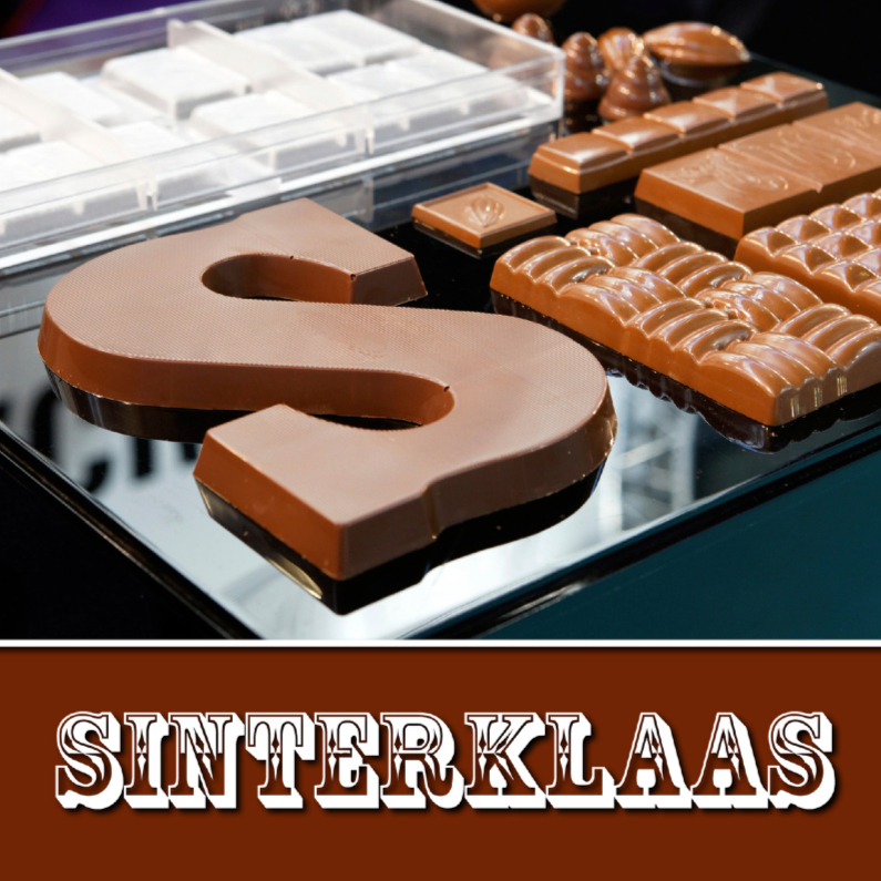 Sinterklaas Chocolade - OT - Sinterklaaskaarten Sinterklaaskaarten - Sinterklaas Chocolade - OT