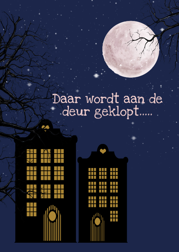 Sinterklaas klopt bij je aan - Sinterklaaskaarten Sinterklaaskaarten - Sinterklaas klopt bij je aan
