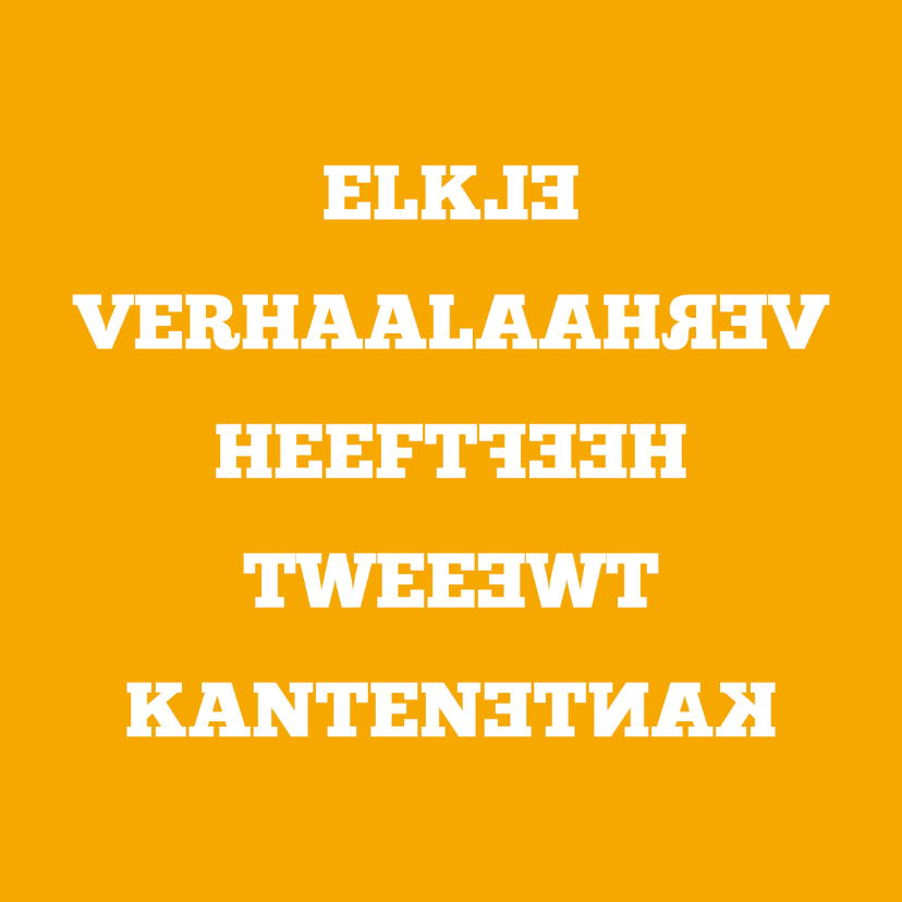 Elk verhaal heeft twee kanten - Sorry kaarten Sorry kaarten - Elk verhaal heeft twee kanten