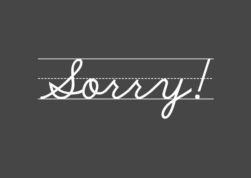 JippieJippie sorry 001 - Sorry kaarten Sorry kaarten - JippieJippie sorry 001