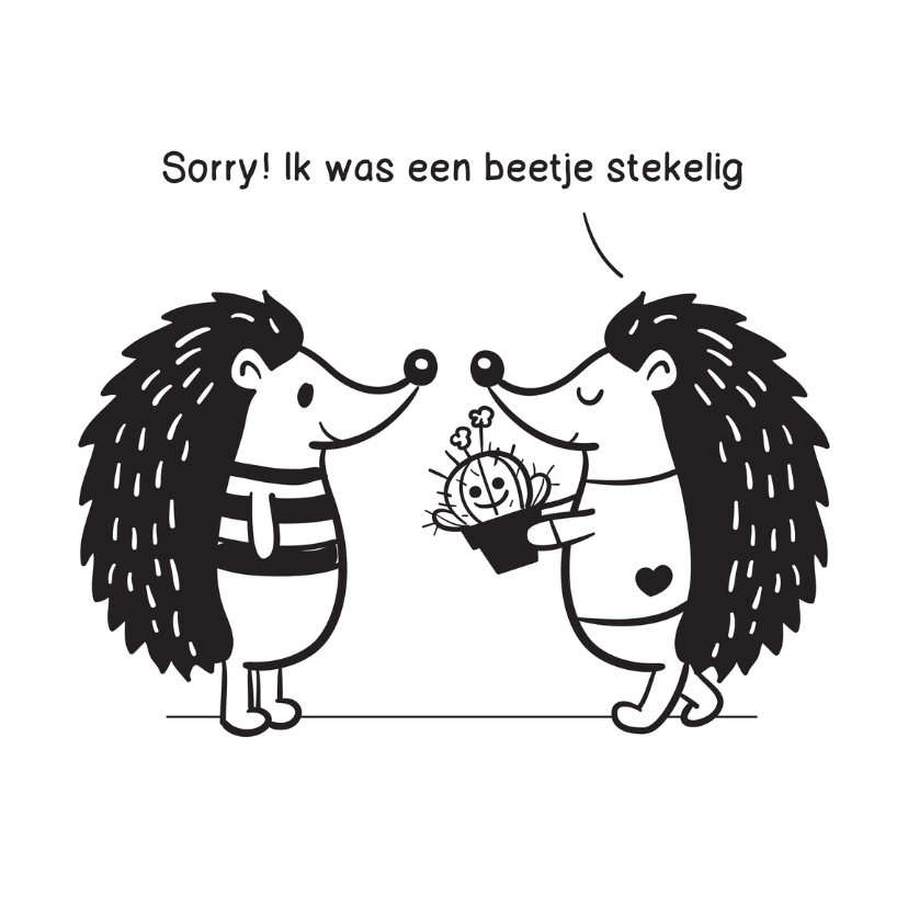 Sorry - Stegelig egeltje - Sorry kaarten Sorry kaarten - Sorry - Stegelig egeltje