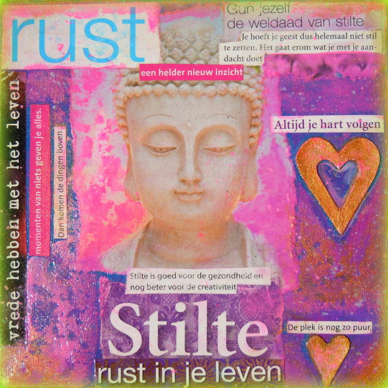 Gun jezelf de weldaad van stilte - Religie kaarten Religie kaarten - Gun jezelf de weldaad van stilte