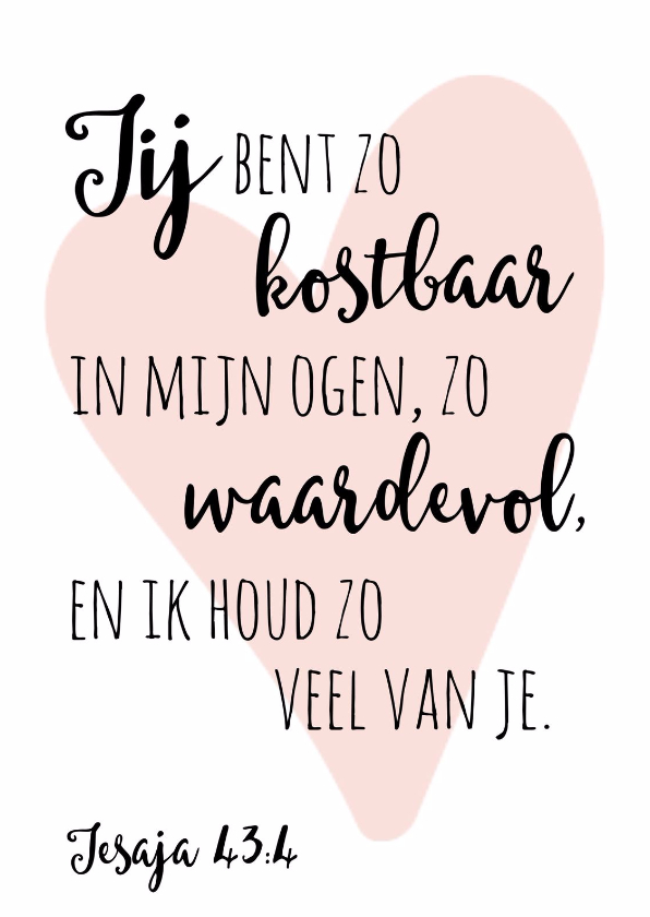 Kaart bijbeltekst 1 - WW - Religie kaarten Religie kaarten - Kaart bijbeltekst 1 - WW