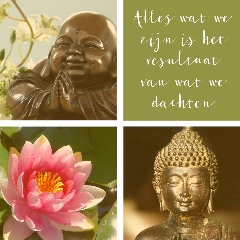 Spirituele kaart Boeddha quote 2 - Religie kaarten Religie kaarten - Spirituele kaart Boeddha quote 2