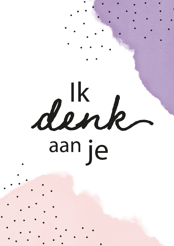 Sterkte kaarten - Sterkte kaart - Denk aan jou