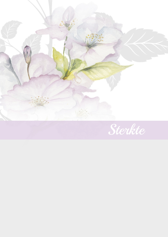 Sterkte met bloesem - Sterkte kaarten Sterkte kaarten - Sterkte met bloesem