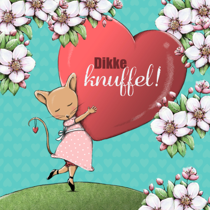 Sterkte met dikke knuffel! - IH - Sterkte kaarten Sterkte kaarten - Sterkte met dikke knuffel! - IH