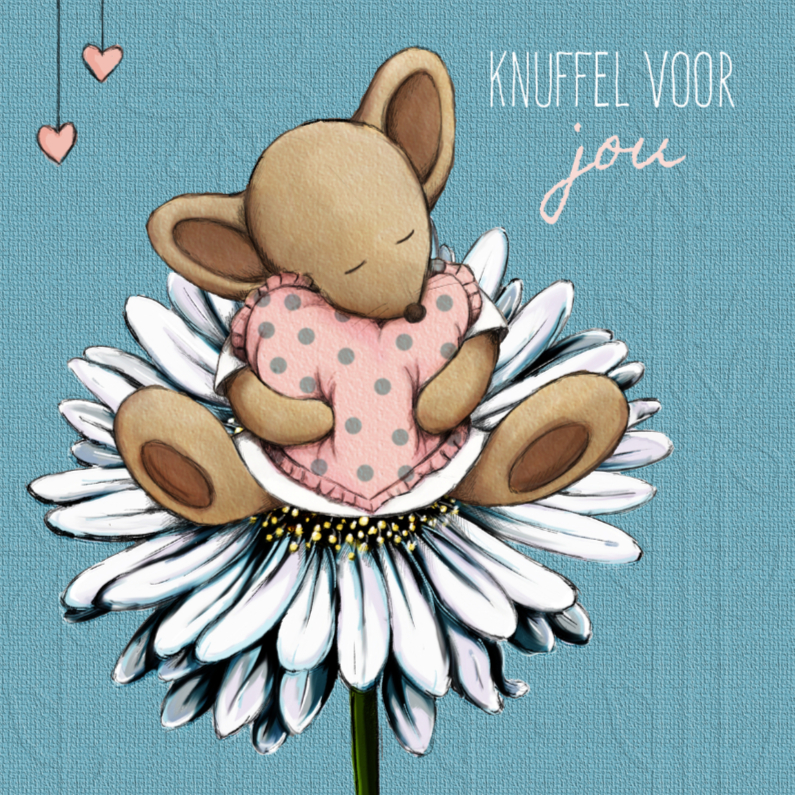 Sterkte met een knuffel! - IH - Sterkte kaarten Sterkte kaarten - Sterkte met een knuffel! - IH