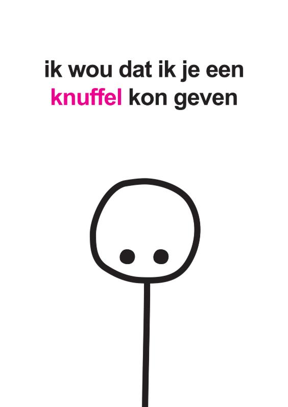 Sterkte Mimiez Knuffel Geven - Sterkte kaarten Sterkte kaarten - Sterkte Mimiez Knuffel Geven