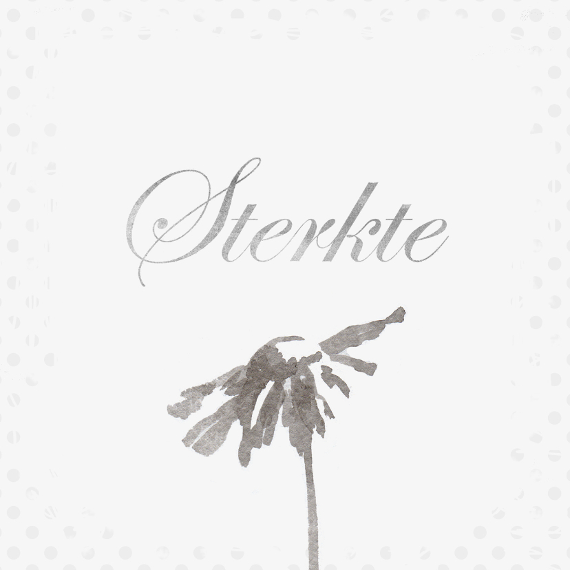 Sterktekaart, Lief madeliefje - Sterkte kaarten Sterkte kaarten - Sterktekaart, Lief madeliefje
