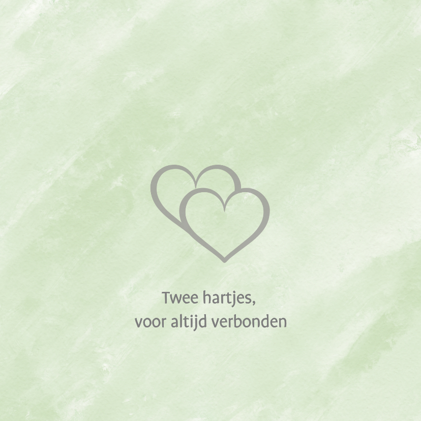 Sterktekaartje stilgeboren tweeling voor opa en oma - Sterkte kaarten Sterkte kaarten - Sterktekaartje stilgeboren tweeling voor opa en oma