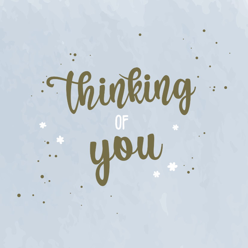 Sterkte kaarten - Thinking of you - medeleven kaart