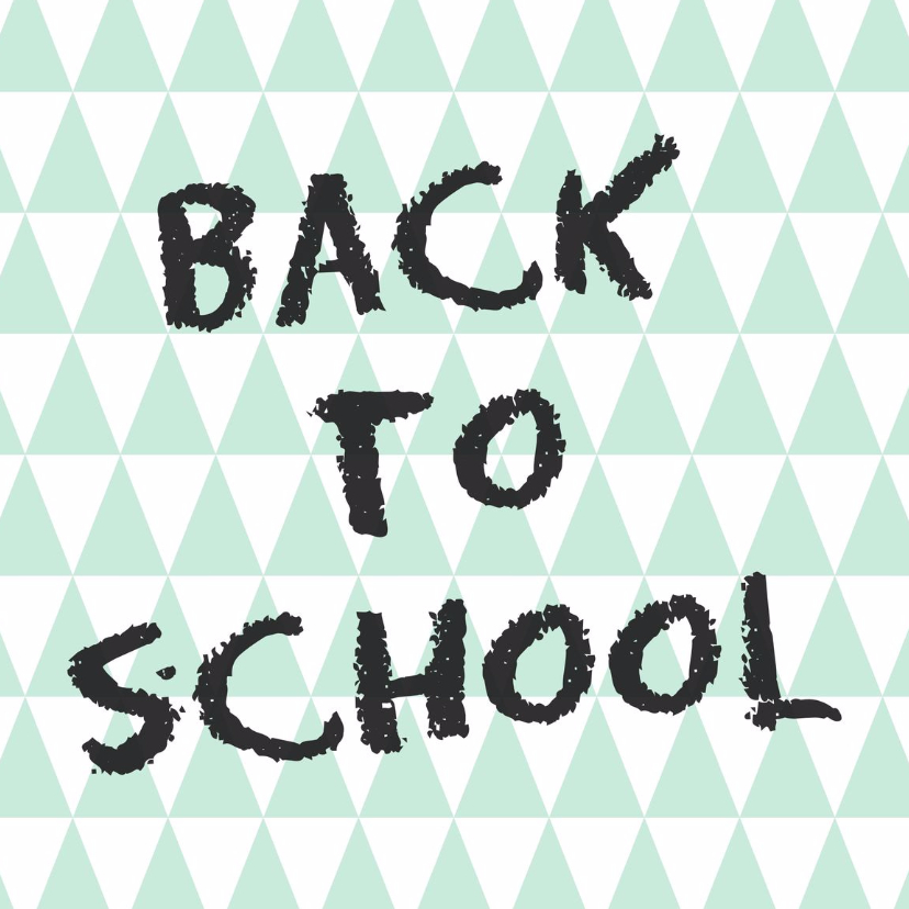 Back to school Kaart - WW - Succes kaarten Succes kaarten - Back to school Kaart - WW