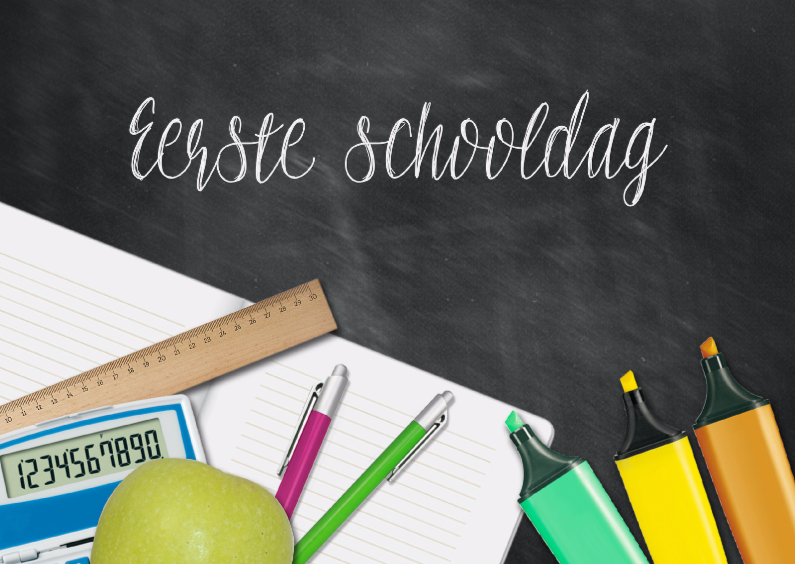 Eerste schooldag - Succes kaarten | Kaartje2go