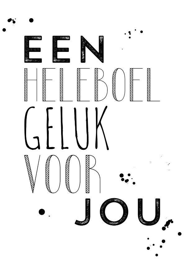 Succes heleboel geluk - Succes kaarten Succes kaarten - Succes heleboel geluk