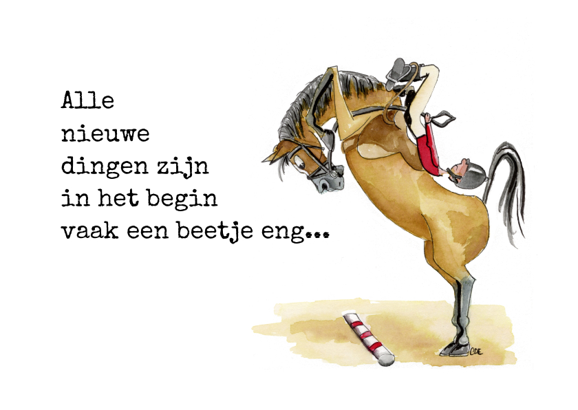 Succes kaarten springend paard - Succes kaarten Succes kaarten - Succes kaarten springend paard