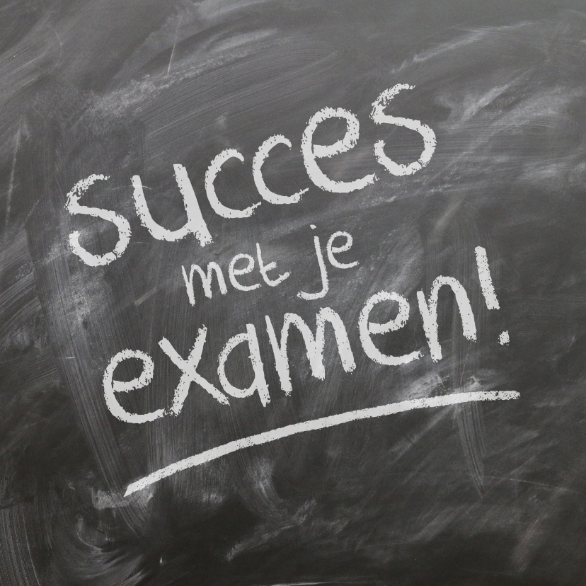 Succes met je examen kaart - Succes kaarten Succes kaarten - Succes met je examen kaart