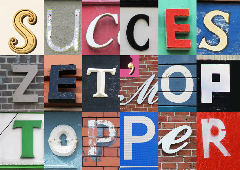 Succes Zet hem op Topper - Succes kaarten Succes kaarten - Succes Zet hem op Topper