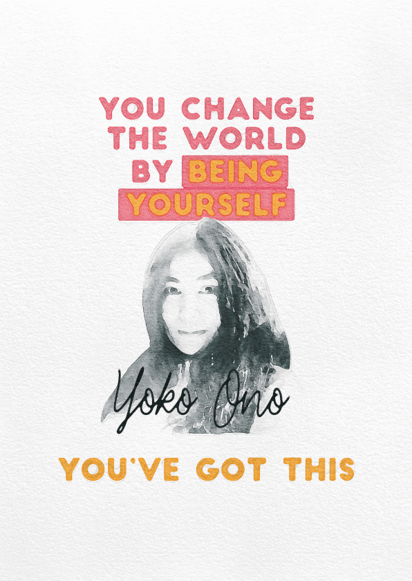 Succeskaart - You've Got This Yoko Ono - Succes kaarten Succes kaarten - Succeskaart - You've Got This Yoko Ono
