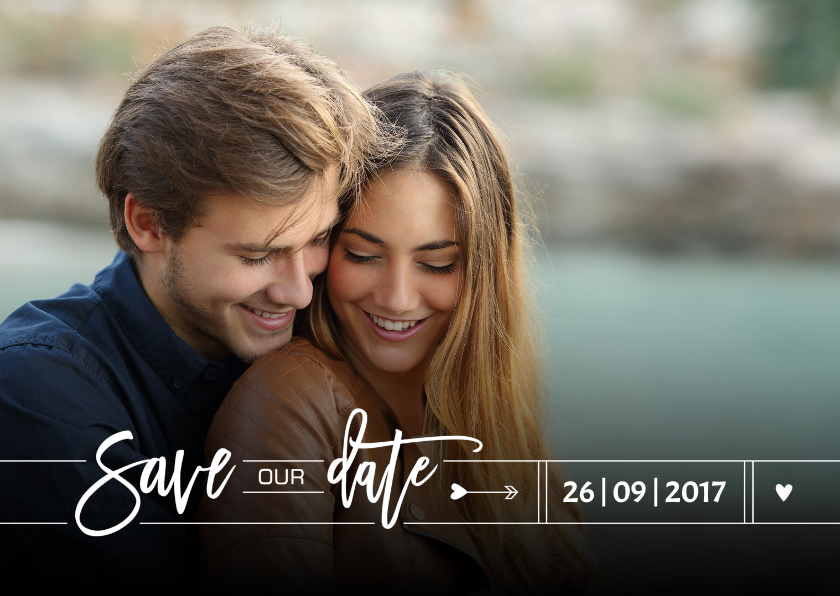 Save our date grafisch - Trouwkaarten Trouwkaarten - Save our date grafisch