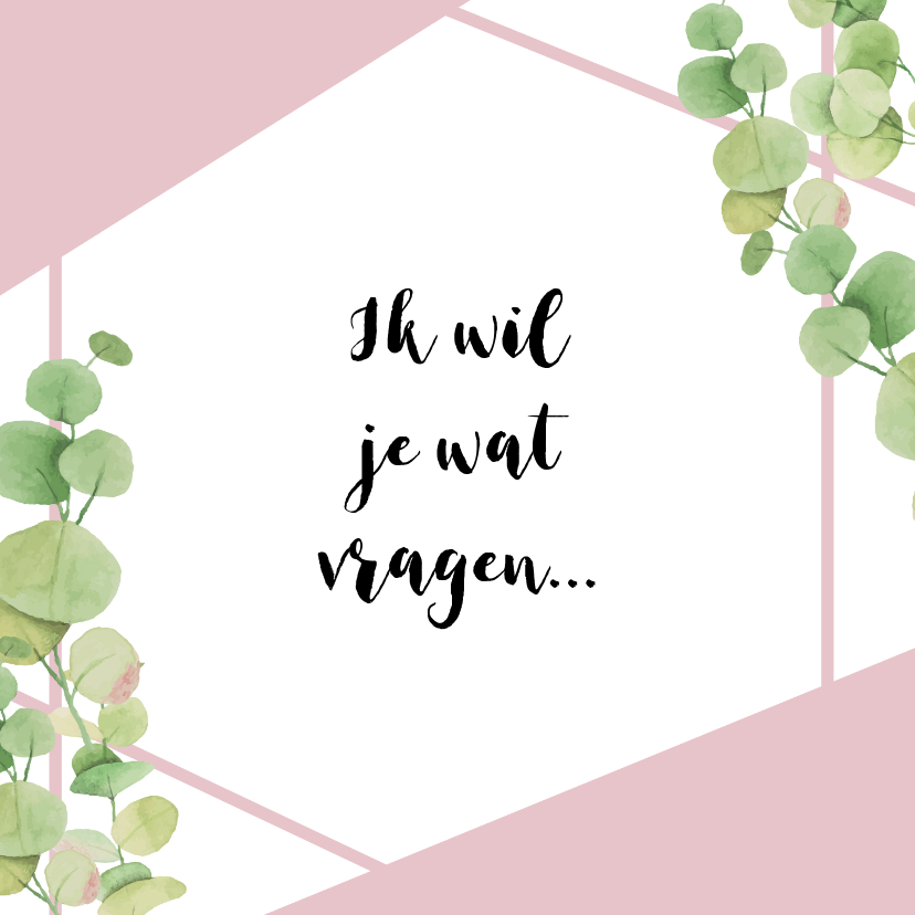 Stijlvolle getuigekaart - Trouwkaarten Trouwkaarten - Stijlvolle getuigekaart