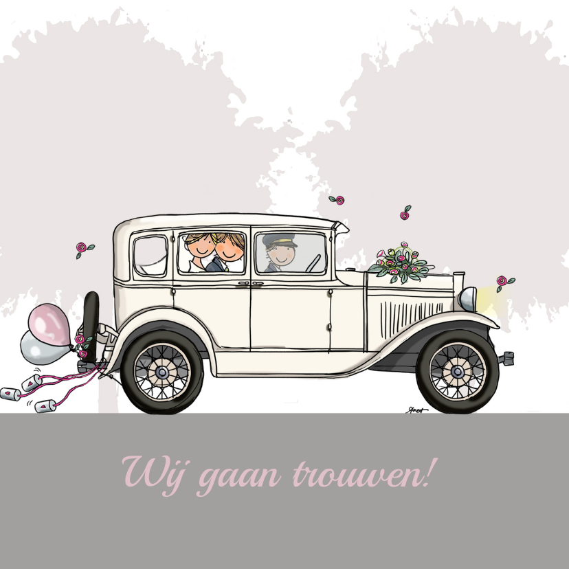 Trouwkaart FordA - Trouwkaarten Trouwkaarten - Trouwkaart FordA