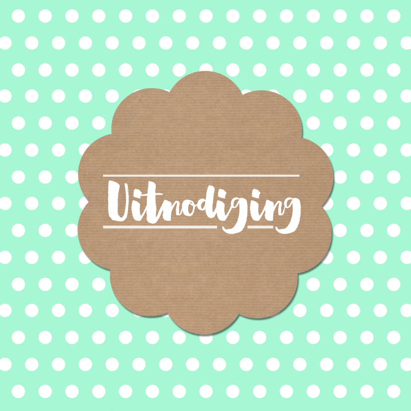 CliniClowns uitnodiging mint- DH - Uitnodigingen Uitnodigingen - CliniClowns uitnodiging mint- DH